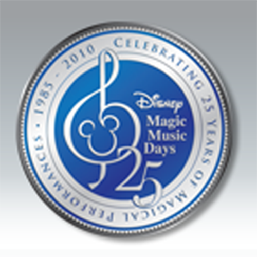 Disney Magic Music Days 25th year anniversary logo