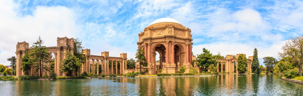 Palace of Fine Arts Building in San Francisco, California, san francisco performance tours