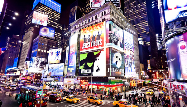 New York city performance tours Broadway