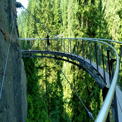 Capilano cliffwalk in Canada